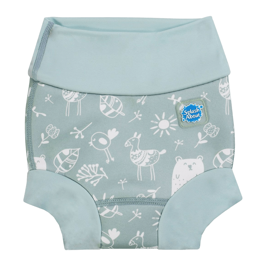 Babysvømming badebukse med bakteriedrepende innerbleie - Happy Nappy DUO™ Sunny Bear